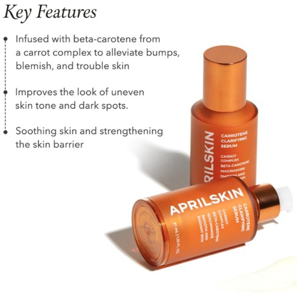 APRILSKIN Carrotene Clarifying Facial SerumDark Spot Corrector | Korea Skincare - Picture 8 of 11